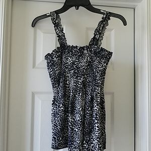 Charming Charlies summer casual tank top S